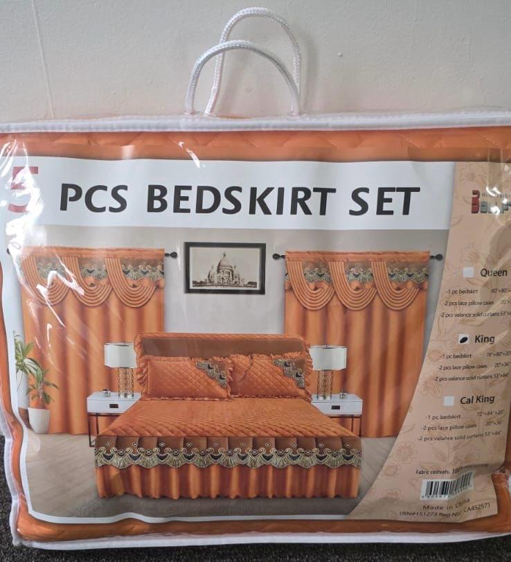 5PCS BEDSKIRT SET
