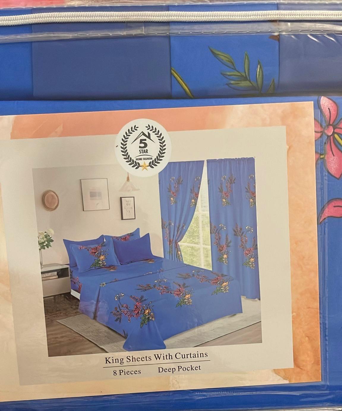 KING 8 PIECES SHEET SET