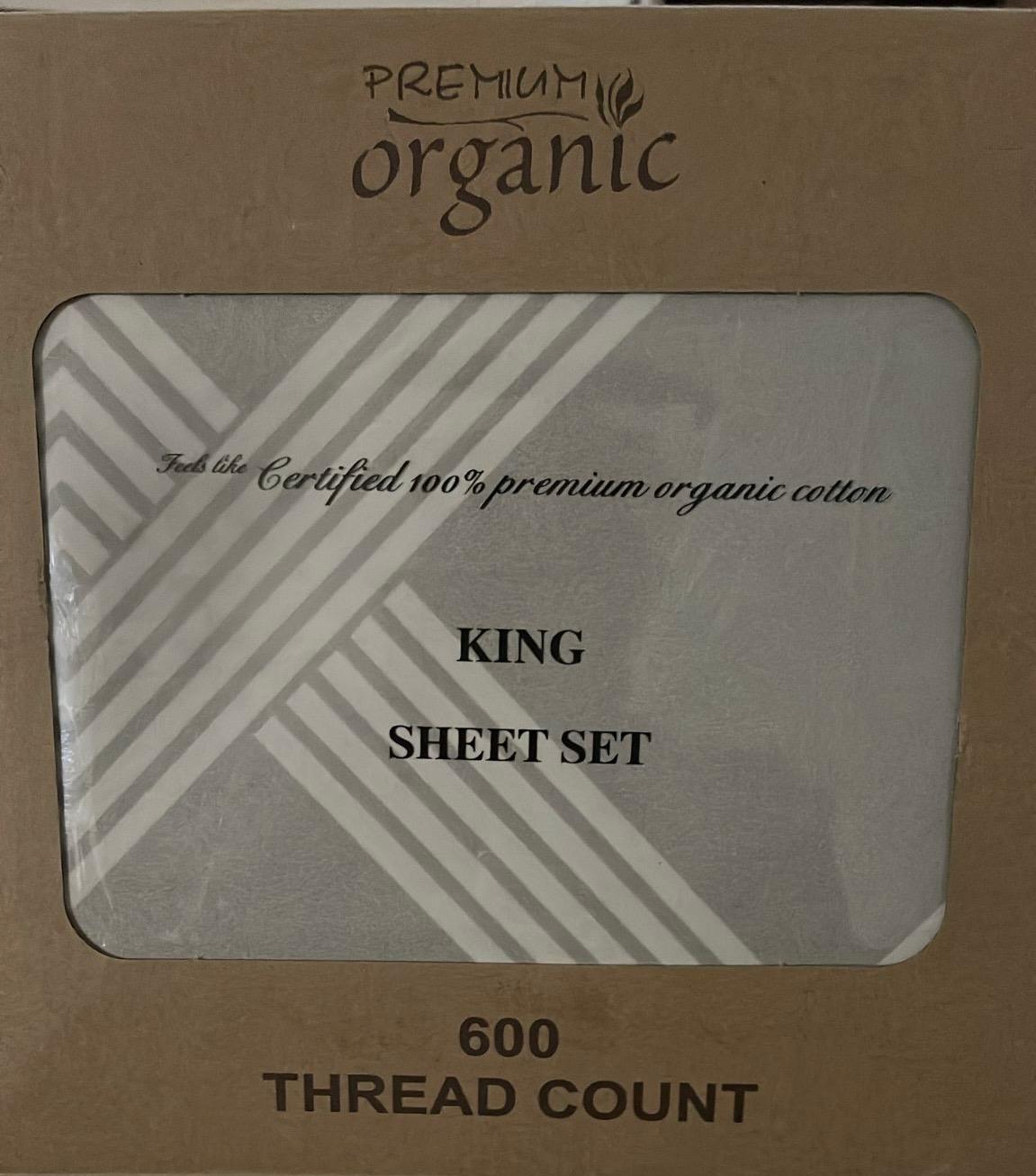 PREMIUM ORGANIC KING SHEET SET