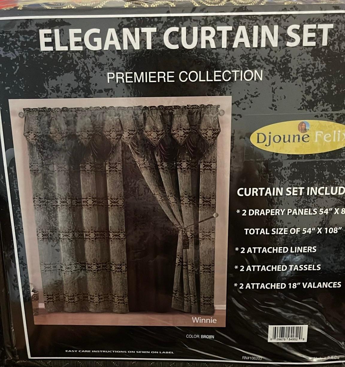 ELEGANT CURTAIN SET