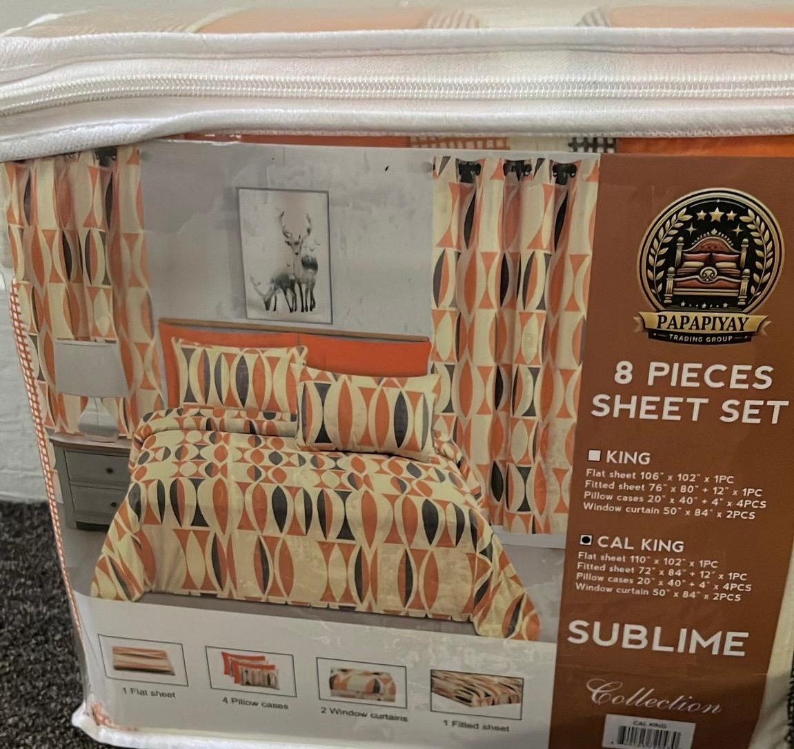8 PIECES SHEET SET SUBLIME COLLECTION