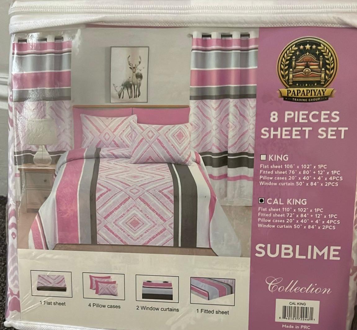 8 PIECES SHEET SET SUBLIME COLLECTION