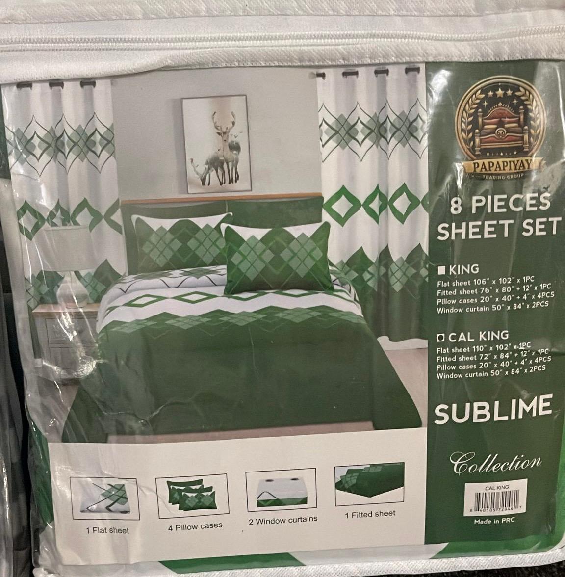8 PIECES SHEET SET SUBLIME COLLECTION