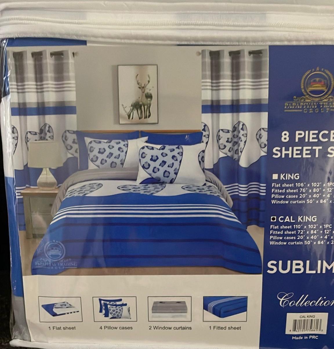 8 PIECES SHEET SET SUBLIME COLLECTION